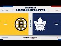 NHL Game 3 Highlights | Bruins vs. Maple Leafs - April 24, 2024