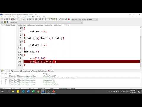 Explain Function Overloading in C++ tutorial in Hindi 51