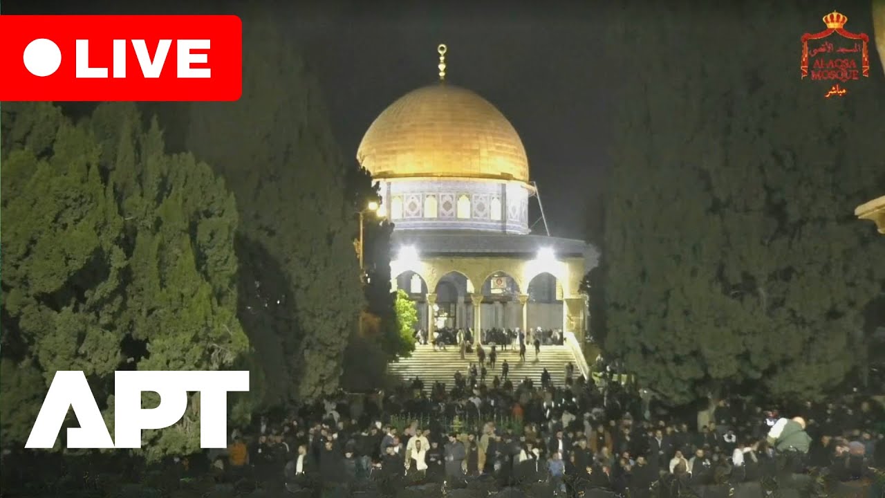 Ramadan 2026 LIVE: Worshippers Pray Taraweeh at Al-Aqsa Mosque, Jerusalem | APT
