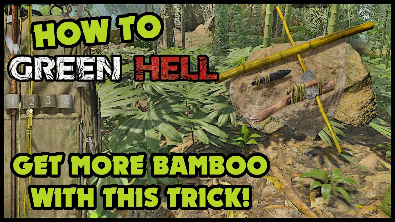 Get MORE Bamboo Long Sticks with this Trick! How to Green Hell Shorts