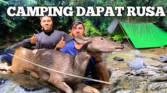 Camping Hujan Deras Dapat Rusa 5 Hari Pertualangan di Hutan Cuaca buruk Fishing and Bushcraft