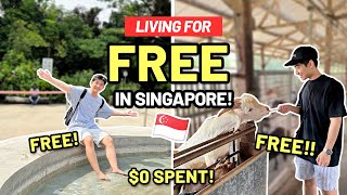 Living for FREE in Singapore For 24 Hours!!!