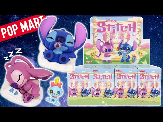 POP MART Disney Stitch on a Date Blind Box Unboxing FULL SET - YouTube