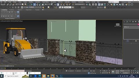 3dsMax Tutorials, Tutorial on Texturing a JCB Construction Machine from Scratch in 3dsmax. Part 23