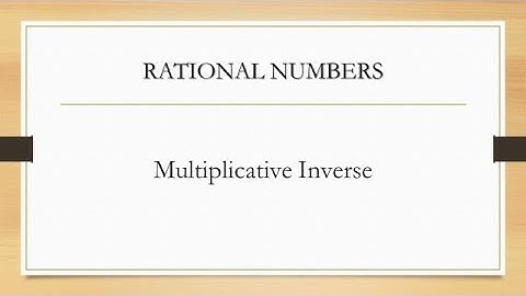 Multiplicative Inverse |Rational Numbers|chapter 1|ncert cbse class 8|suitable examples(in english)