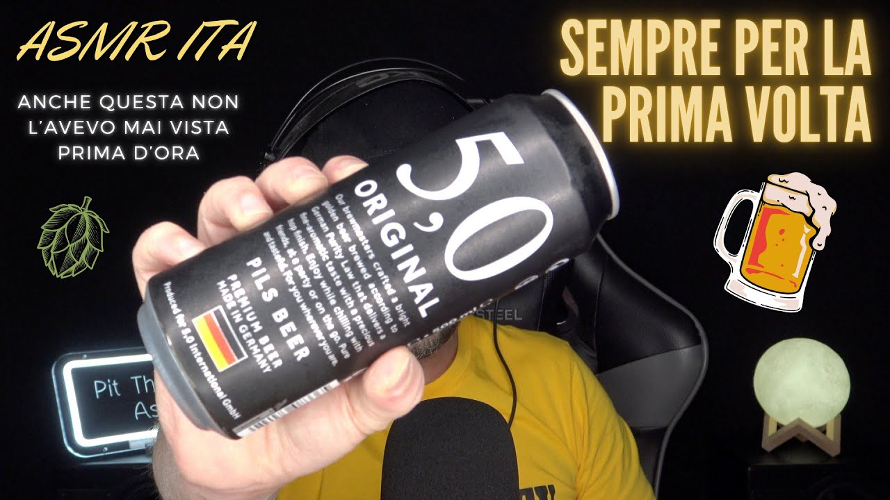 ASMR ITA | Assaggio un'altra Birra a me sconosciuta | ASMR Beer Tasting 🍺😴🥜