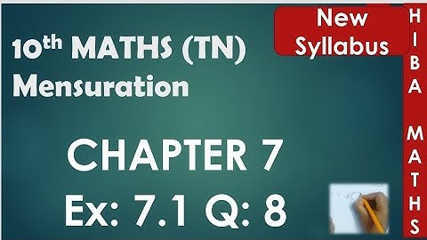 10th maths chapter 7 exercise 7.1 question 8 tn samacheer hiba maths