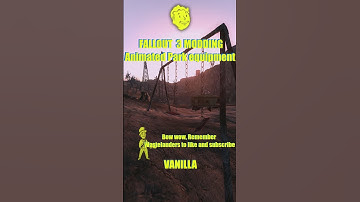 FO3 | MOD 💾 FALLOUT 3 Animated park equipment pack 2#FO3 #MOD #Fallout3 #modding