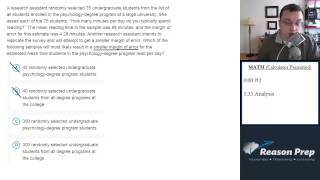 #2 - Surveys & Samples, New SAT Foundations - Math