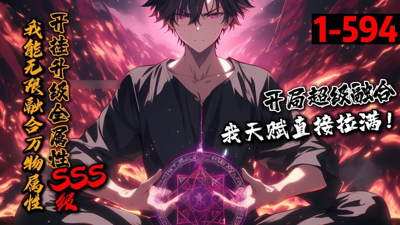 一口气看完《我能无限融合万物属性，开挂升级全属性SSS级》1-594 平行世界，掌控属性越多实力越强。陈牧获得神武者系统，获得逆天天赋，实力不够？开挂就没有实力不够的可能！如果一拳不死，那就再来百拳！