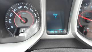 DashLogic Camaro Showing Manual Transmission Gear