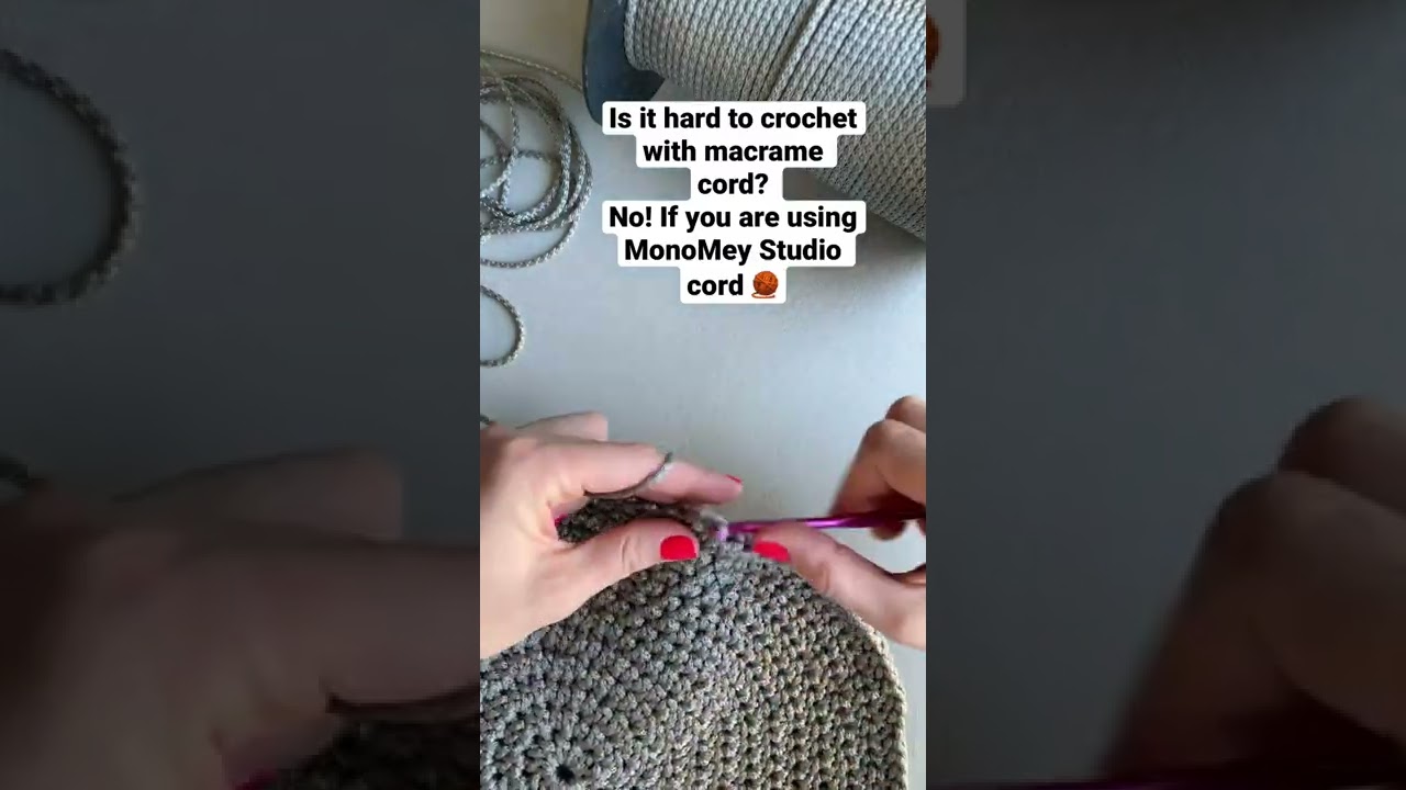KnitcroAddict - This is my first time using this Macaroni macrame rope and  I love it so much, have you used this macrame rope before? If so, do you  like it? Thank
