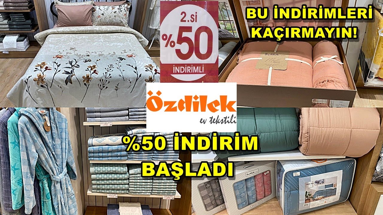 ÖZDİLEK'TE ŞAHANE %50 DEV İNDİRİMLER❌ / HAVLU VE NEVRESİMLERDE BÜYÜK İNDİRİM😱/ ❌/ÇEYİZ ALIŞVERİŞİ