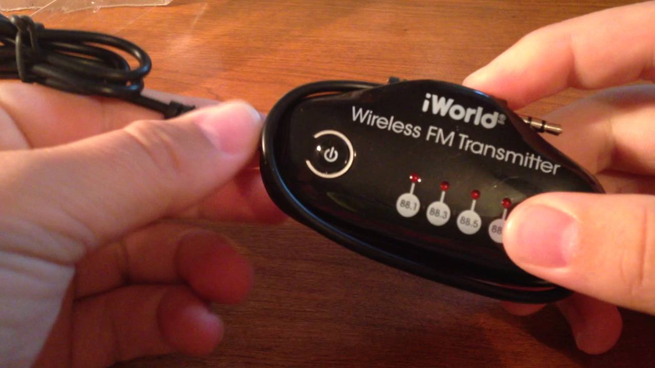 iWorld Wireless FM Transmitter Unboxing and How To Use YouTube