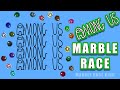 Among Us Marble Race in Algodoo #5 \ Marble Race King