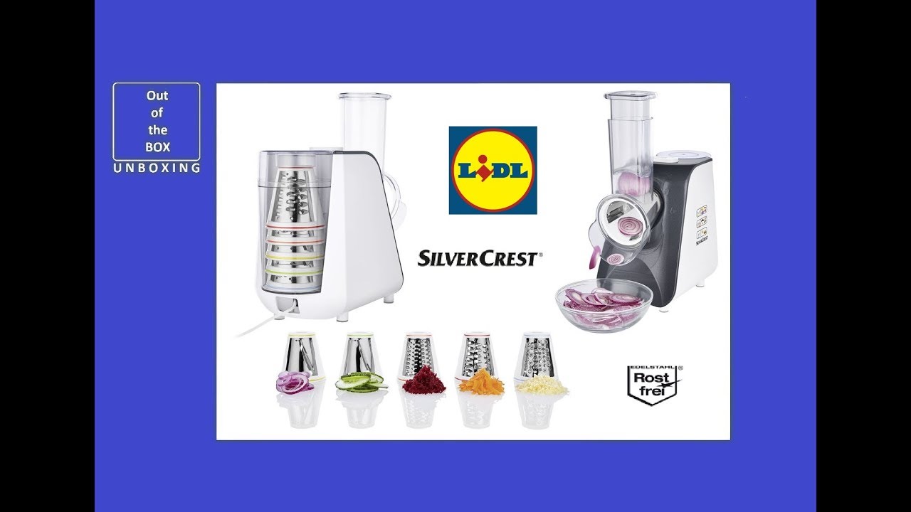 SilverCrest Electric Grater SGR 150 C2 UNBOXING (Lidl 150W 5-in-1) - YouTube