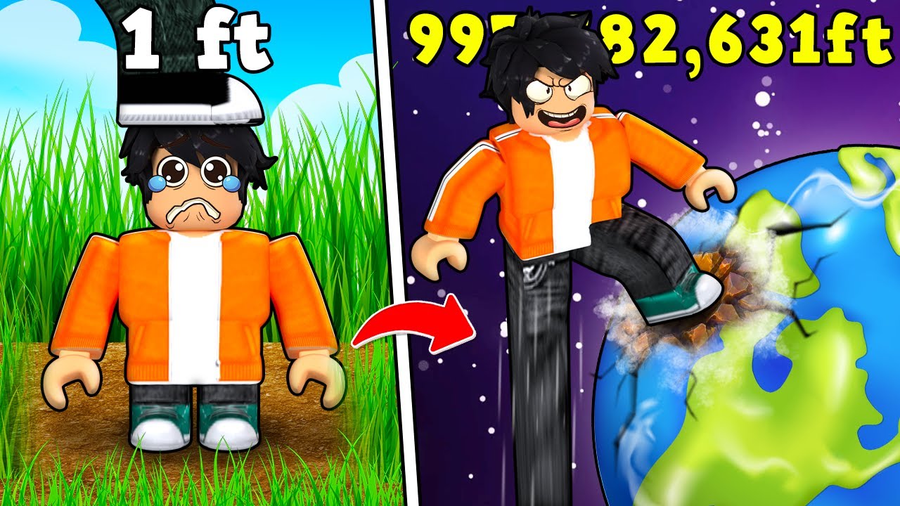 I Became The WORLD'S TALLEST Player in ROBLOX!!!