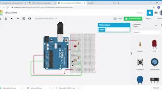 Celebrity Coursera assignment #2 LDR LED Blink  using (Tinkercad) Wealth