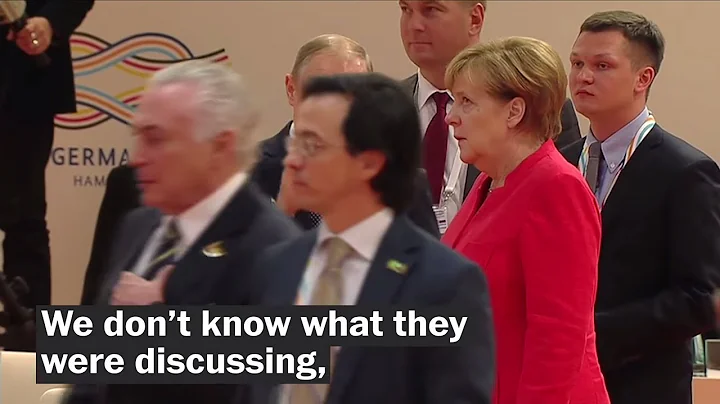 Watch Angela Merkel's viral eye-roll