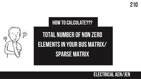 YBus Matrix 100Bus Interconnected System 90% Sparse Find  Number Of Non Zero Element In Y Bus Matrix