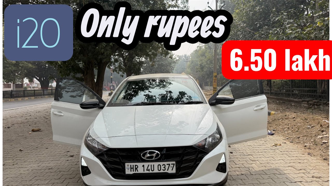 Hyundai  i20 onlyy 6.50 lakh rupees base model ( bharii discount ) 