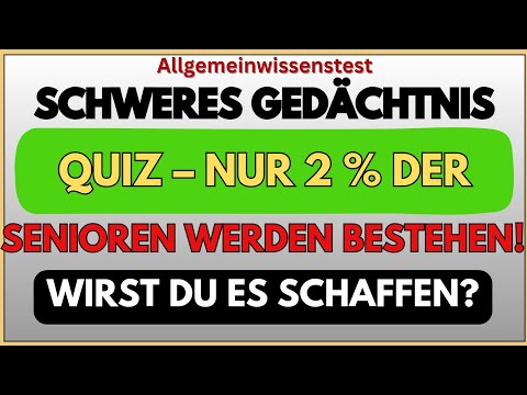 Senioren-Rätsel-Quiz für die Praxis: Mit Lösungen zum Ausdrucken