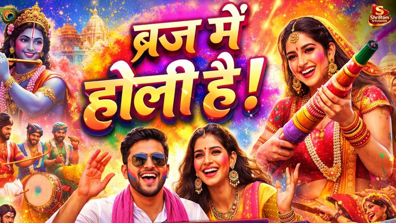 Brij Me Holi Hai   | Official Music Video | HOLI 2026| ShriRamStudios