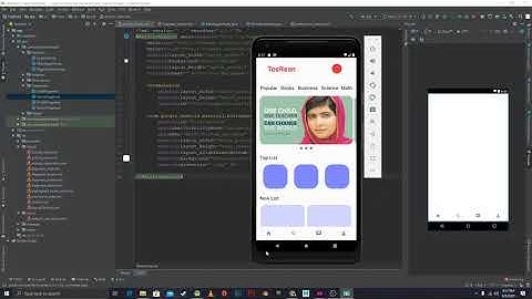 UI Template to Developed Android Application - Part 4 - Bottom Navigation View Click, Fragments