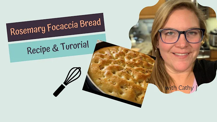 Rosemary Focaccia Bread  Recipe & Tutorial