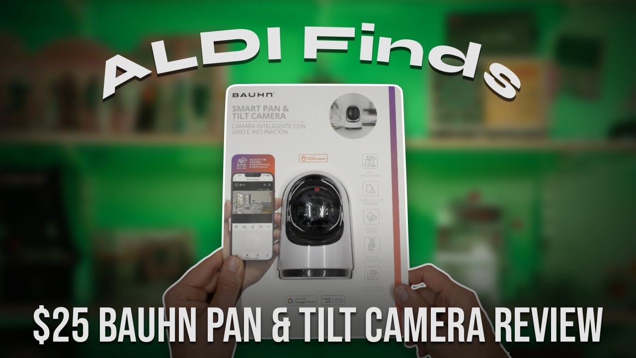ALDI Finds • Bauhn Smart Pan and Tilt Camera Review - YouTube