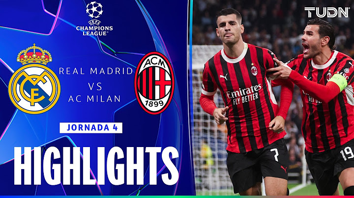 HIGHLIGHTS - Real Madrid vs Milan | UEFA Champions League 24/25 | TUDN