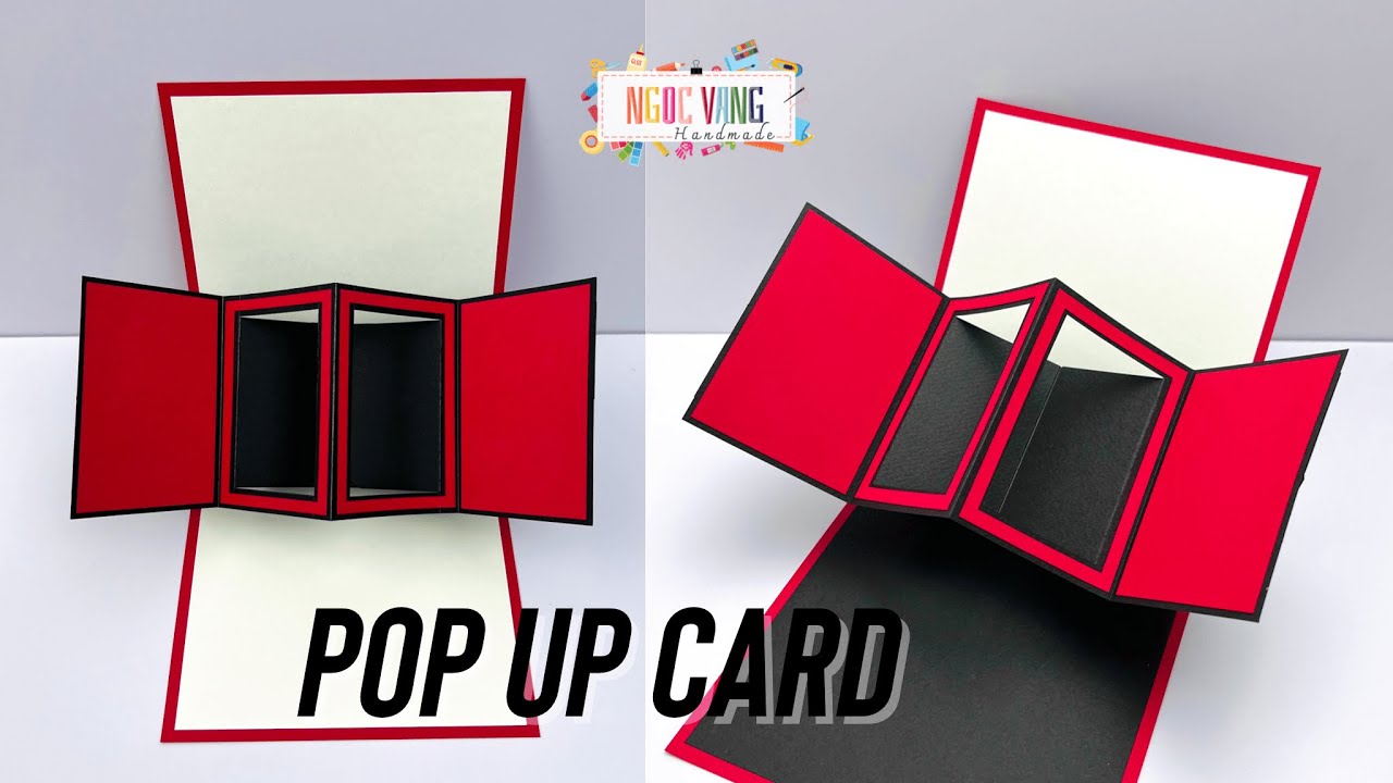 Pop Up Card • Thiệp bật 3D - NGOC VANG Handmade - YouTube