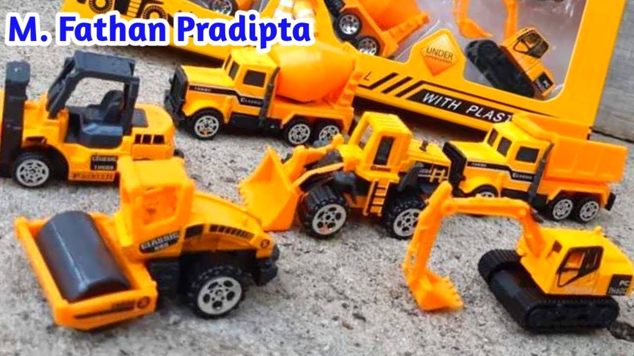 Wow Anak  Lucu Review Mainan  Mobil Konstruksi bulldozer 