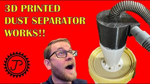 WOW! 3D Printed Cyclone Dust Separator Really Worked!!