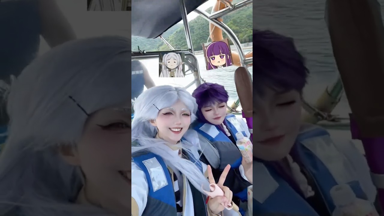 Frieren & Fern #anime #game #fyp #frieren #fern #cosplay #cosplayer #girl #cosplaygirl #girls