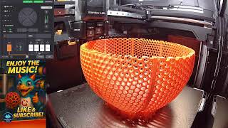 Part 3Full Size  Airless Basketball — 3D Printing Bambu H2D! #Music