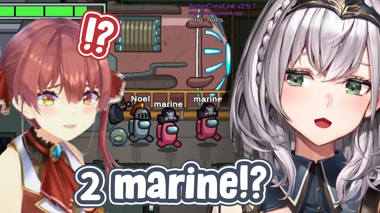 Iroha uses Ninja Art: Substitution Jutsu to pretend as Marine [Hololive ENG Sub - Shirogane Noel]