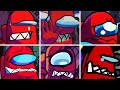 Friday night funkin  meltdown but everytime its red impostor turn a different skin mod is used