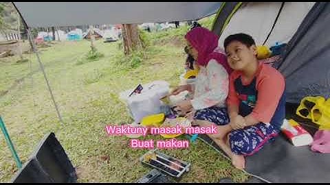 Family camp ke kebon pines di lembang bandung