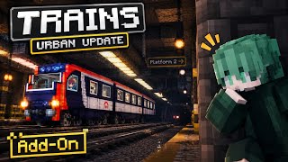 Building a REALISTIC Train System in Minecraft PE! 🚆 | Train Addon screenshot 5