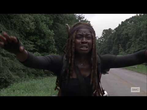 The Walking Dead 10x13 | Michonne's hallucinations (Comparison)