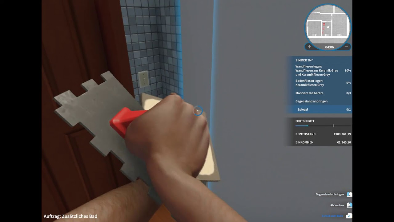 House Flipper Habe mein Kleines Bad Fertig gemacht und 2 Kundenaufträge