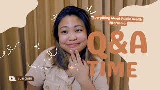 Q.A with me| Everything you need to know about Public Health Internship