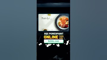 Gợi ý thiết kế Hiệu ứng Morph #PowerPoint sáng tạo giúp Menu Món ăn hấp dẫn hơn gấp bội 🤩