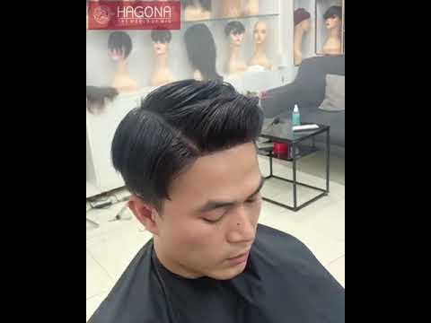 Video Tóc giả mái hói chữ m nam cao cấp làm bằng tóc thật... - youtube