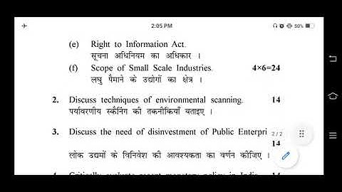 Kuk. || Business environment Ist Sem. Question Paper || Mcom Paper