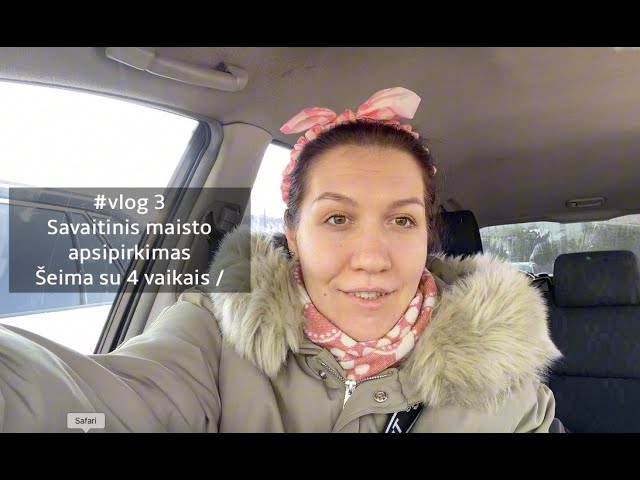 #vlog 3 - Savaitinis maisto apsipirkimas /šeima su 4 vaikais /Vegan Pipiras