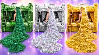 One Colored House Rich vs Broke vs Giga Rich | Creative Decoration Hacks by Candy DO One Colored House Rich vs Broke vs Giga Rich | Creative Decoration Hacks by Candy DO