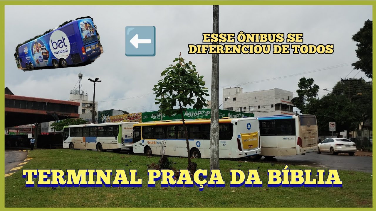 Movimentação De Ônibus Urbanos| Terminal Praça Da Bíblia Goiânia Goiás.