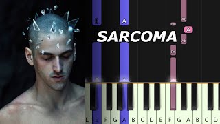 KILLSTATION - SARCOMA (piano tutorial)